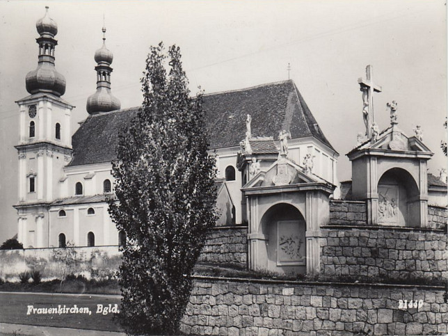 Frauenkirchen, Wallfahrtskirche mit Kalvarienberg