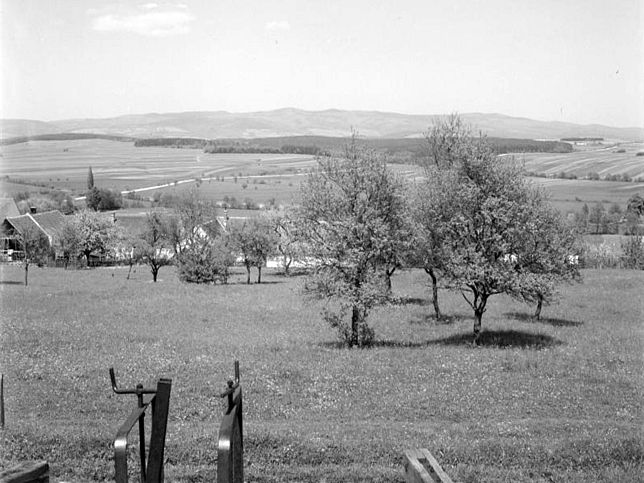 Gropetersdorf, Blick zum Geschriebenstein