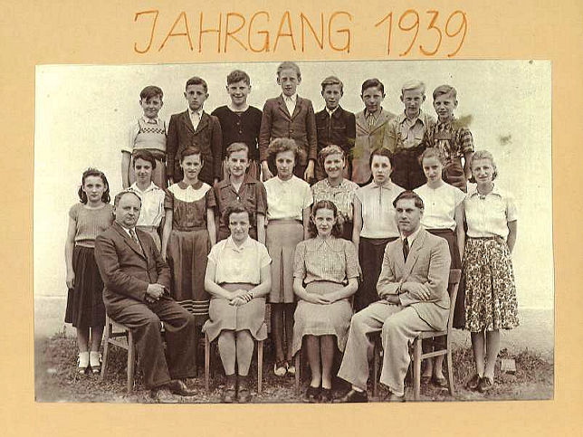 Heiligenkreuz, Schulklasse Jahrgang 1939