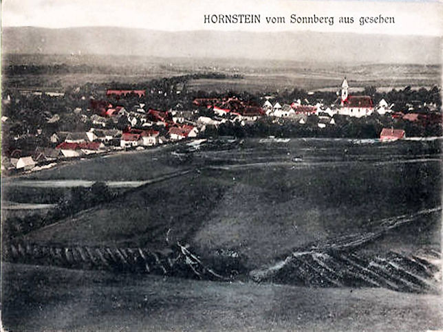 Hornstein, Totalansicht vom Sonnberg aus gesehen