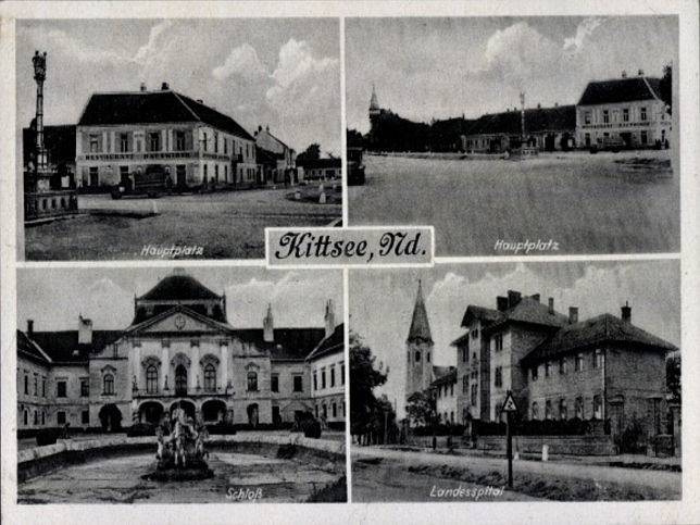 Kittsee, Hauptplatz, Schloss und Landesspital