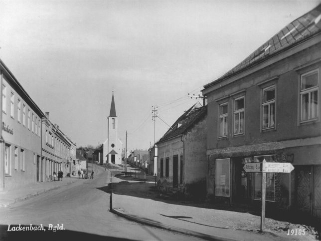 Lackenbach, Bckerei und Kirche