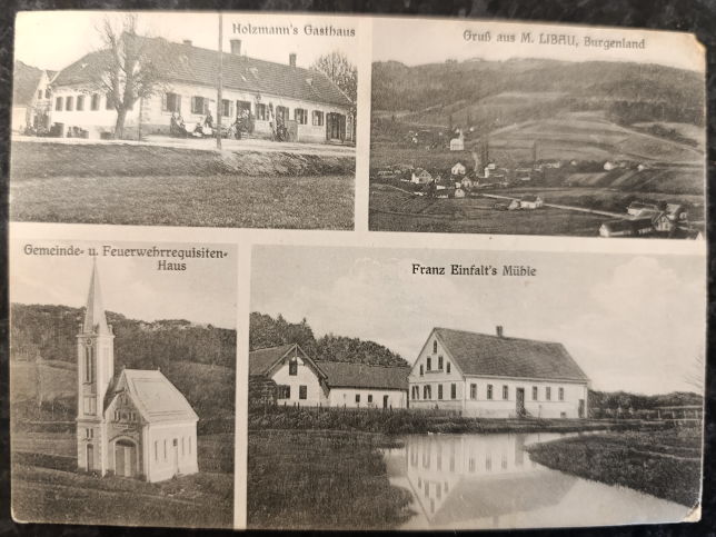 Minihof Liebau, Mehrbildkarte