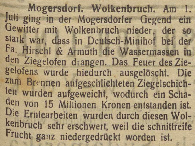 Deutsch-Minihof, Ziegelofen