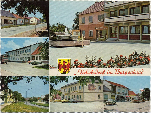 Nickelsdorf, Mehrbildkarte