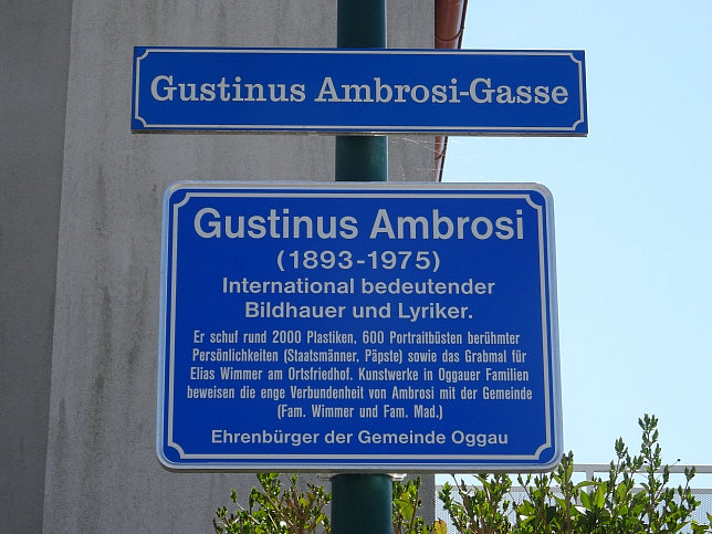 Oggau, Gustinus Ambrosi-Gasse