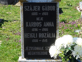 Friedhof Pinkamindszent