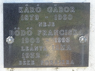 Friedhof Pinkamindszent