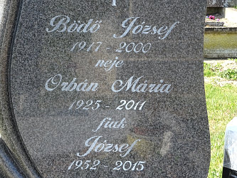 Friedhof Pinkamindszent