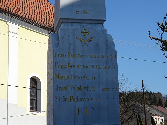 Als�sz�ln�k, Kriegerdenkmal 1. WK.