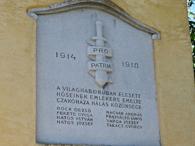 Cak�h�za, Glockenturm