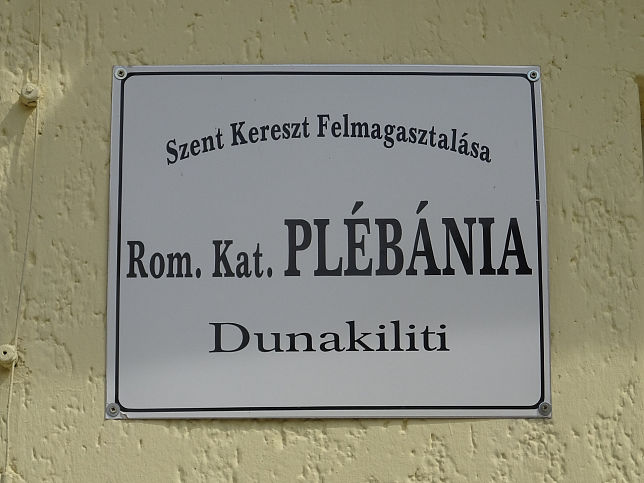 Dunakiliti, Pfarrhaus