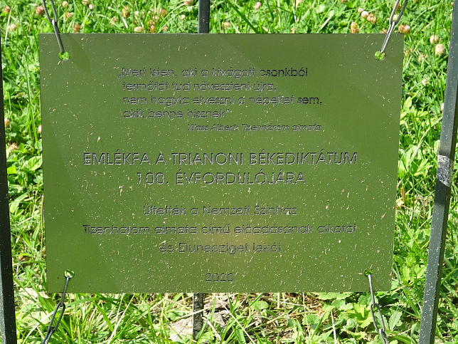 Dunasziget, Gedenkpark