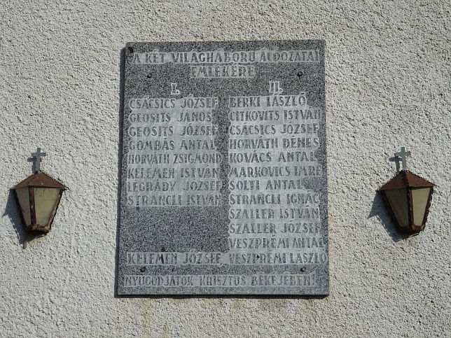 Felsberkifalu, Kriegerdenkmal