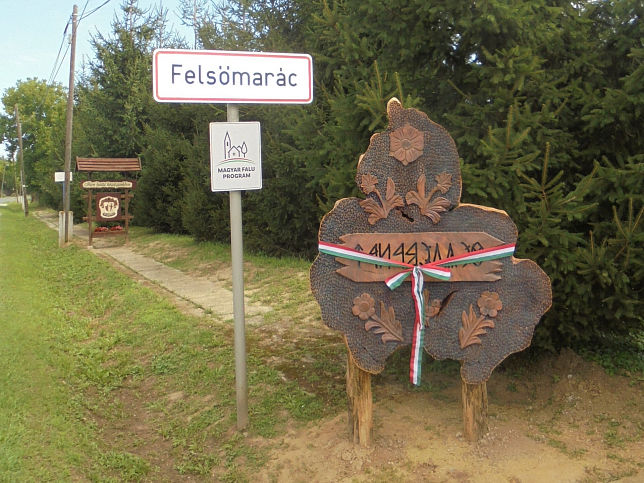 Felsmarc, Ortstafel