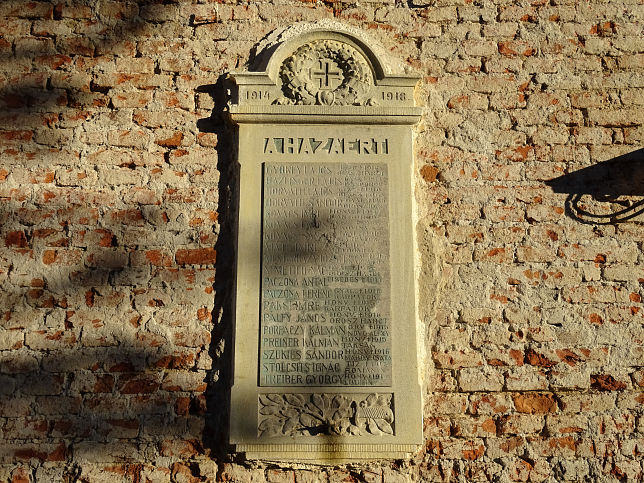 Gasztony, Kriegerdenkmal