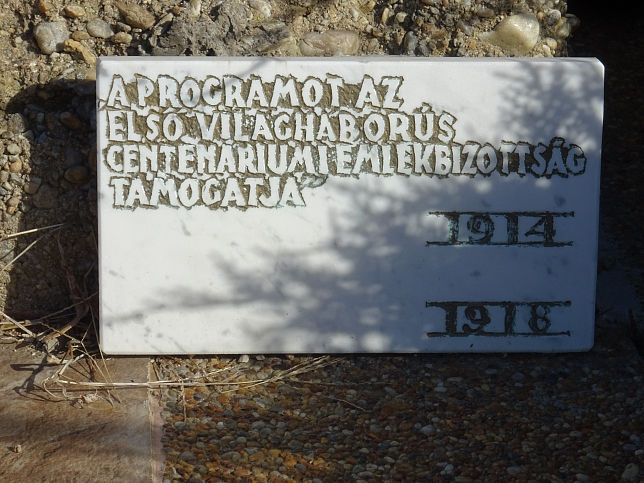 Harasztifalu, Kriegerdenkmal