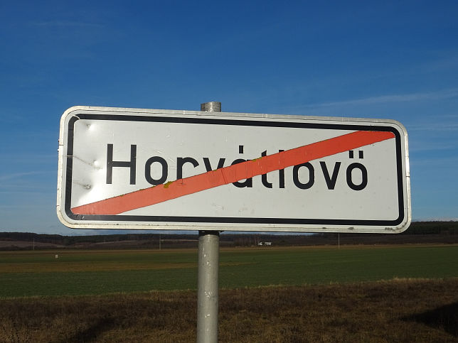 Horvtlv, Ortstafel-Ende