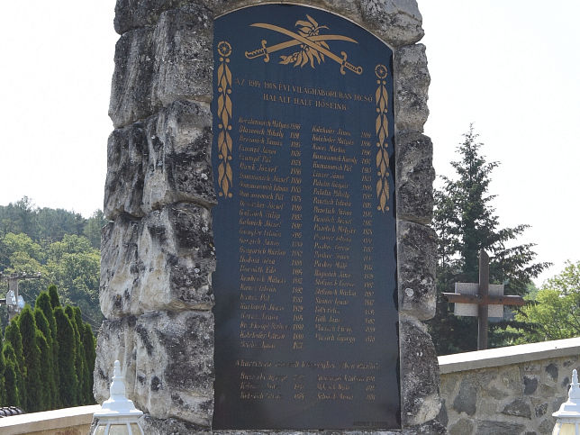 Horvtzsidny, Kriegerdenkmal