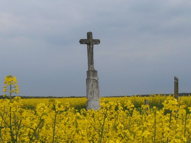 Hosszpereszteg, Steinernes Kreuz