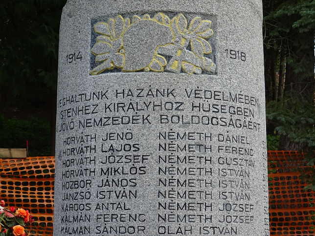 Jk, Kriegerdenkmal