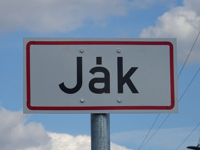 Jk, Ortstafel