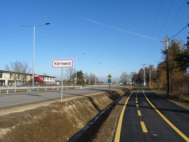 Krmend, Ortstafel