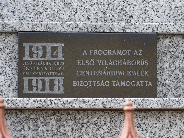 Kondorfa, Kriegerdenkmal 1. WK