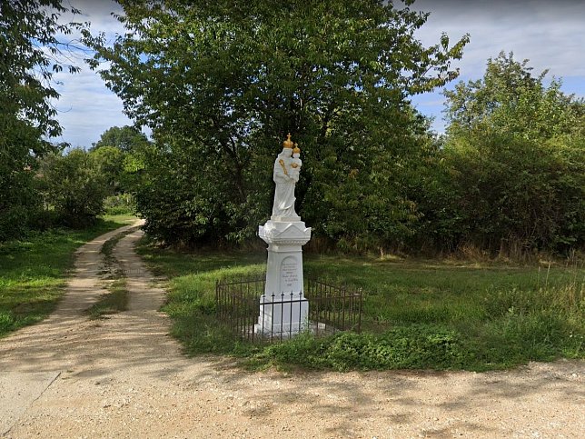 Nagymizd, Marienstatue (Mria-szobor) 1915