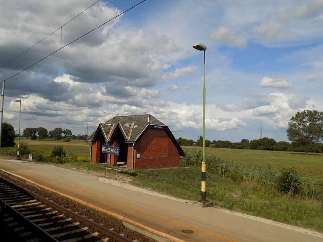Nemeskocs, Bahnhof
