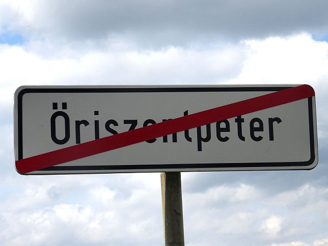 �riszentp�ter, Ortstafel-Ende