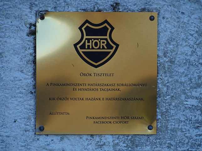 Pinkamindszent, Denkmal Grenzsoldaten