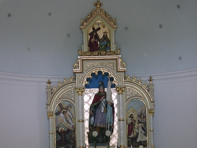 Rbattfalu, Kirche