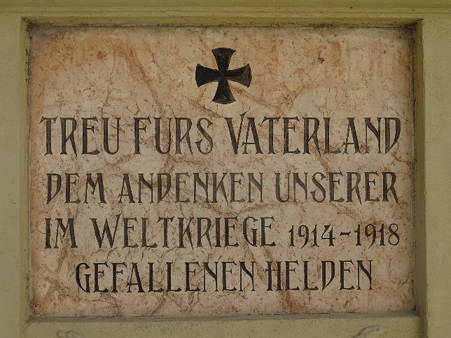 Rajka, Kriegerdenkmal 1. WK.