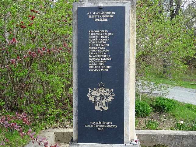 Szalaf�, Kriegerdenkmal