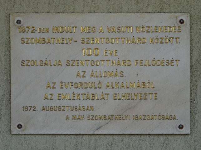 Szentgotthrd, Bahnhof
