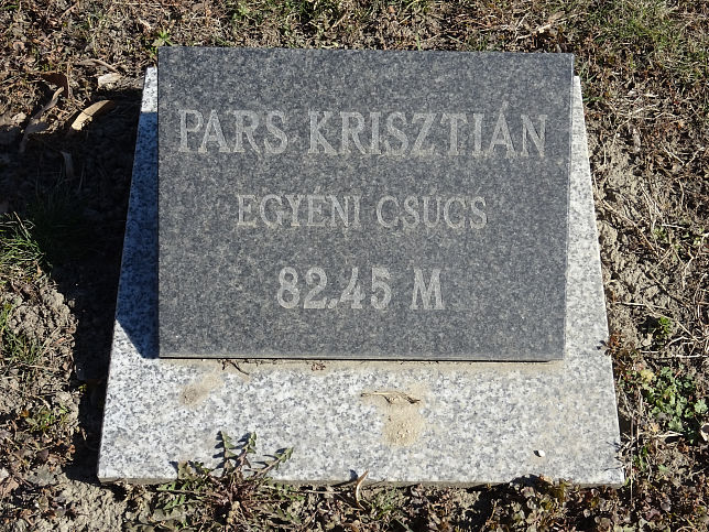 Szentgotthrd, Gedenktafel Pars Krisztin