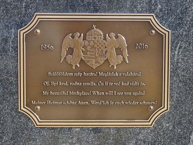 Szentp�terfa, Denkmal 1956-2016