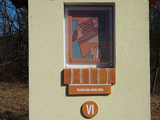 Szentp�terfa, Kreuzweg, Station 6