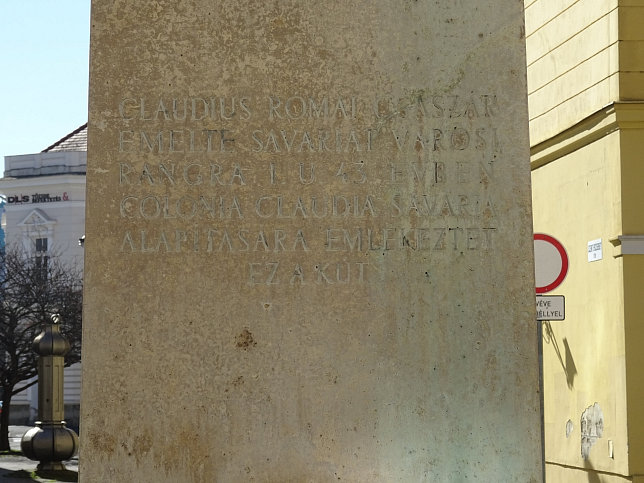 Szombathely, Savaria-Brunnen