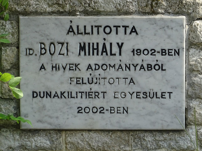 Tejfalusziget, Mih�ly Bozi-Kreuz