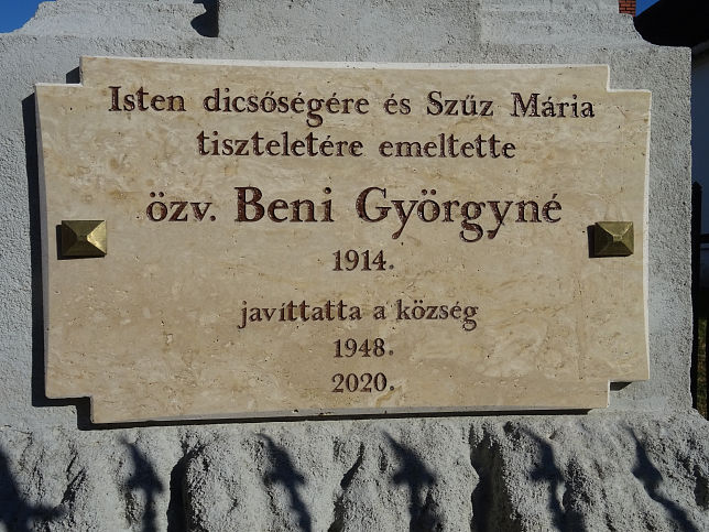 Vasalja, Steinkreuz Familie Beni