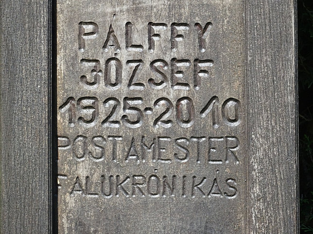Velem, Gedenktafel J�zsef P�lffy