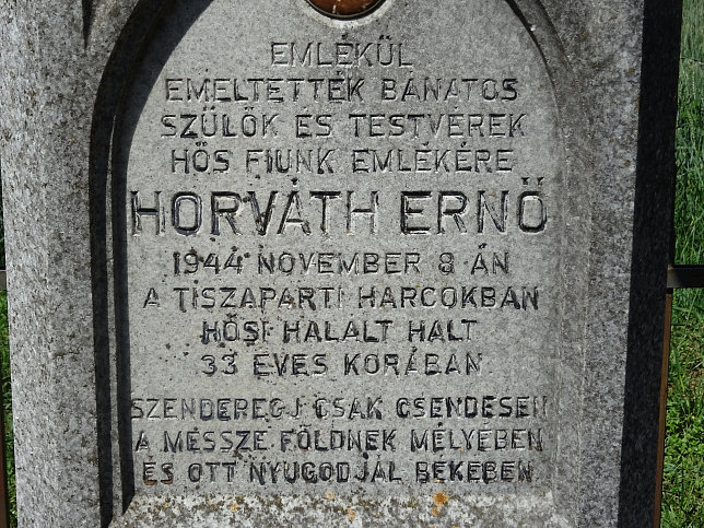 Velem, Kreuz Horv�th Ern�