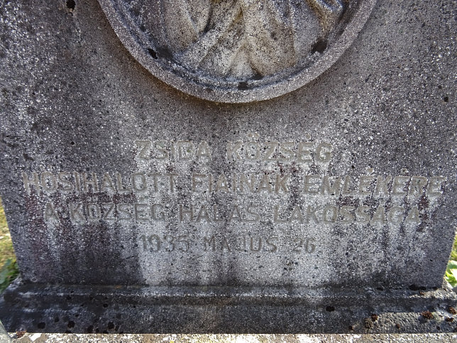 Szentgotthrd-Zsida, Friedhofskreuz