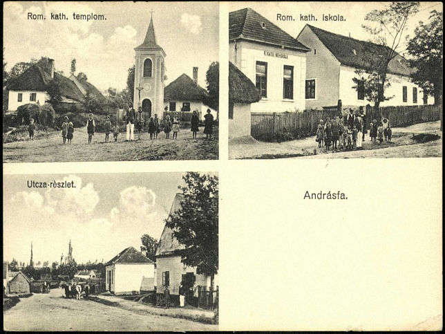 Andr�sfa, Kath. Kirche und Schule