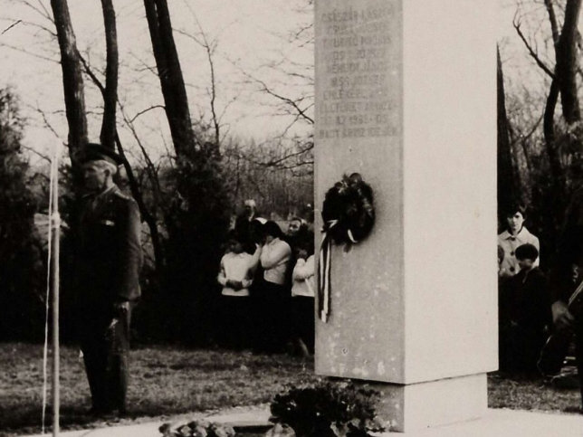 Csknydoroszl, Hochwasser-Denkmal 1965