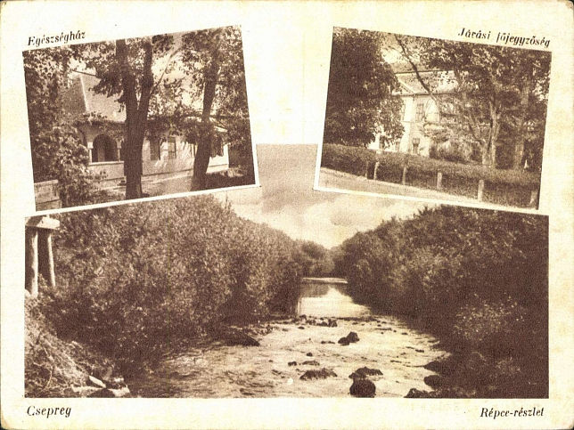 Csepreg, Mehrbildkarte