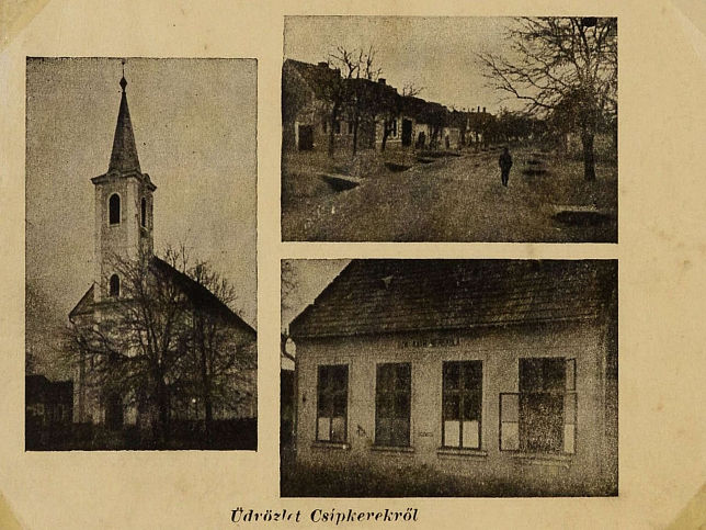 Csipkerek, Mehrbildkarte