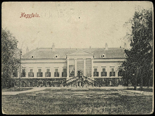 Hegyfalu, Schloss Sz�chenyi